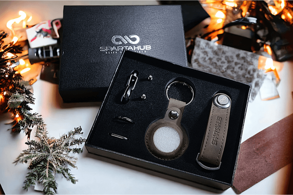 Geschenkbox mit Schlüsselanhänger