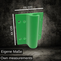 Fan bracket exhaust air mounting plate