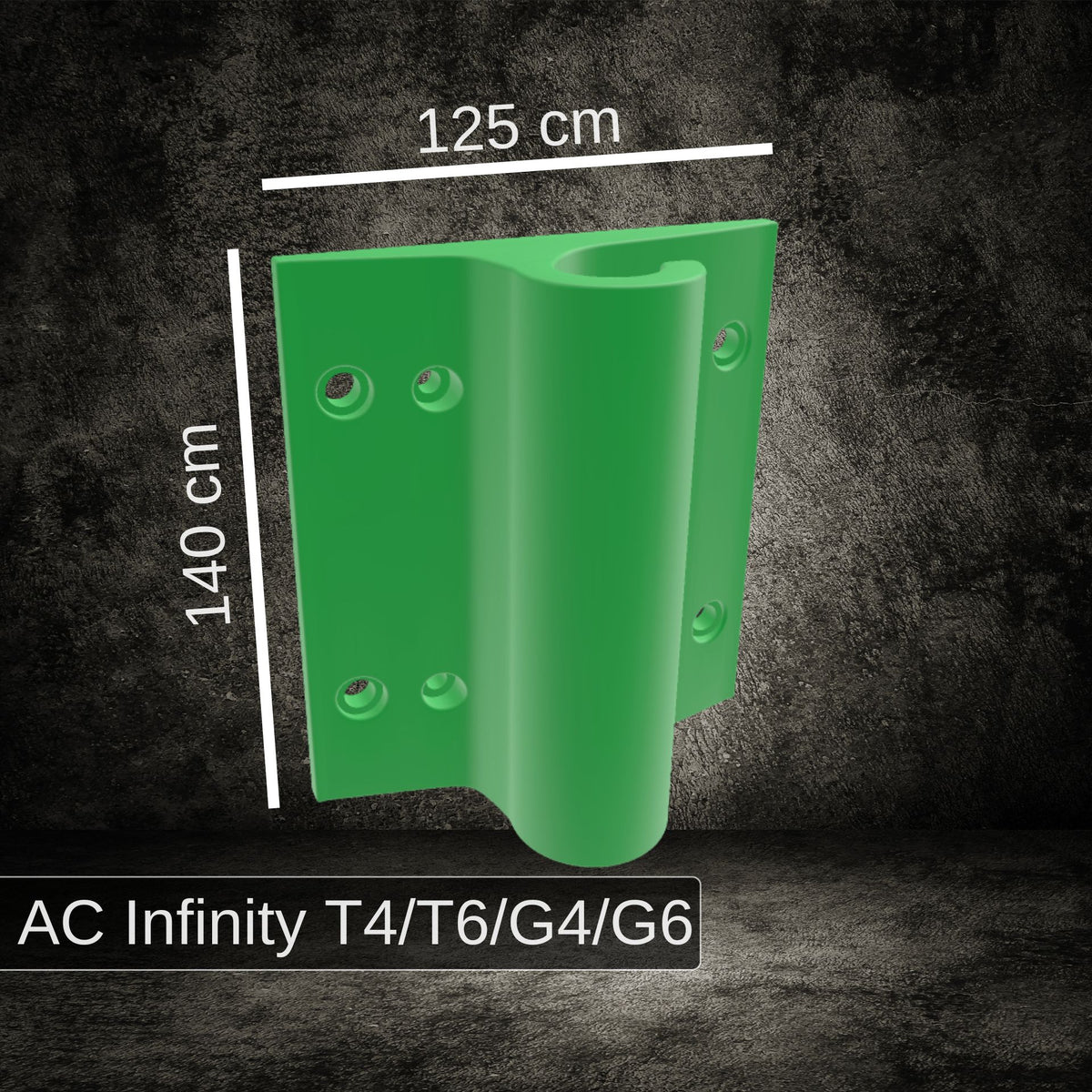 Fan bracket exhaust air mounting plate