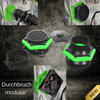 NEU! Modulare Wanddurchführung für Growzelte