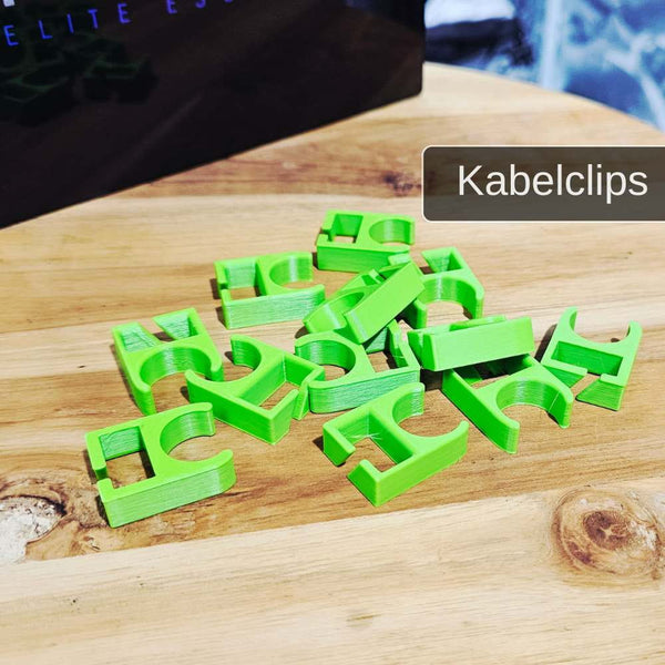 Cable clips for grow boxes, 12 pieces.