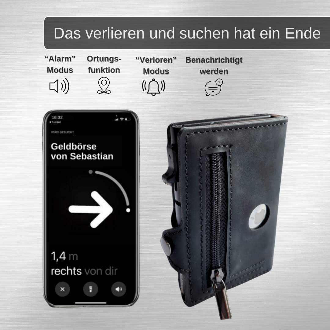 smart wallet ortungsfunktion
