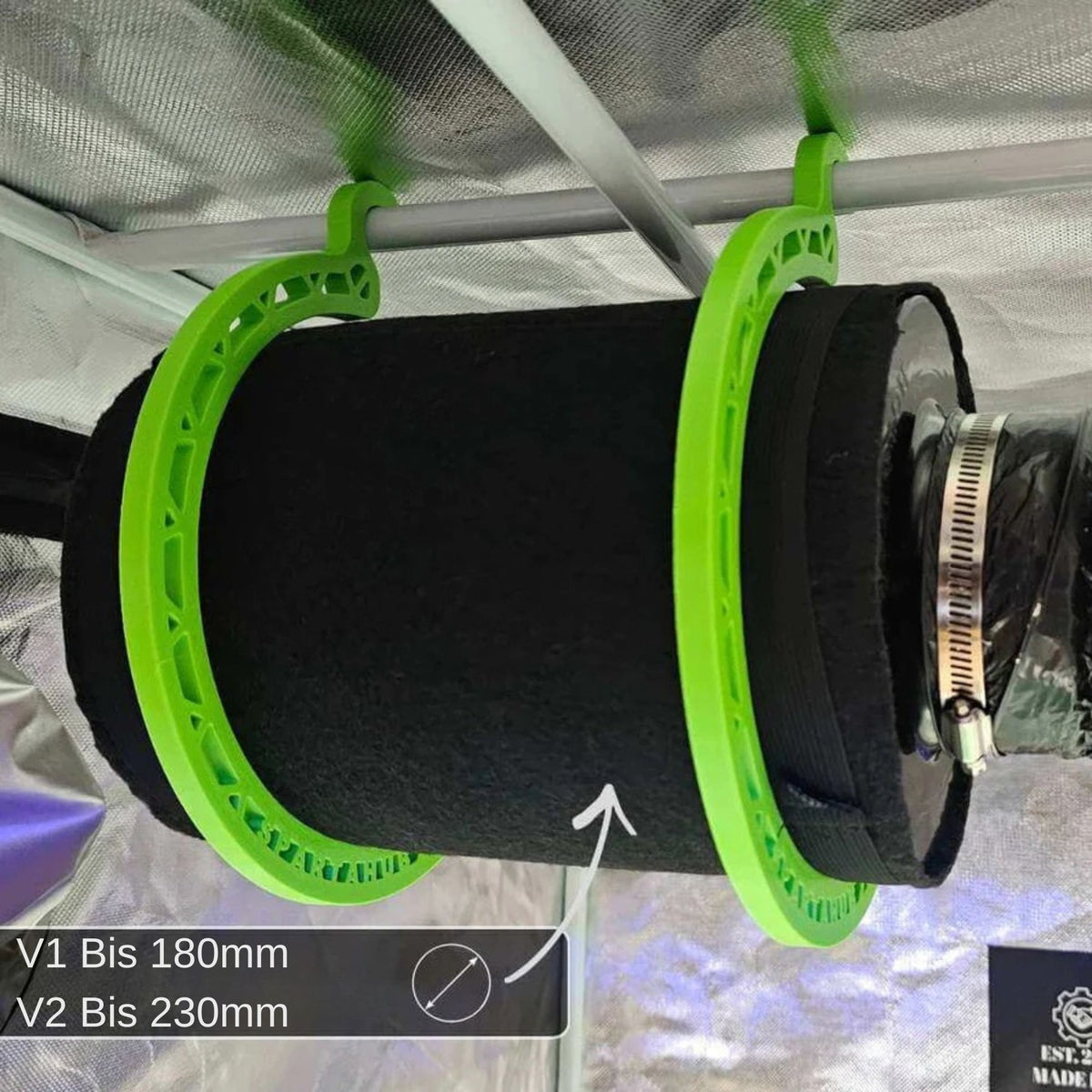 Activated carbon filter holder