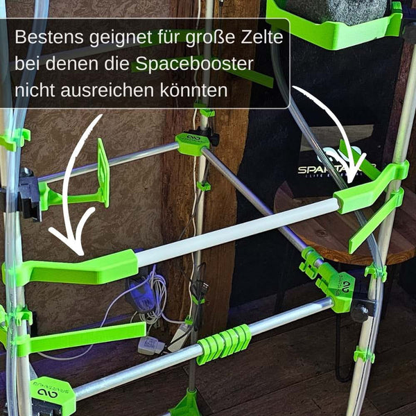zeltstangen halter Halter Zusatzstangen Growbox Growzelt Spartahub